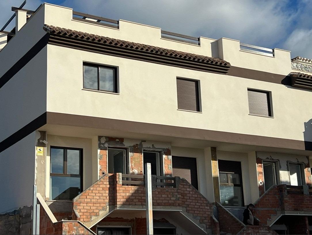 New build townhouses with sea views in portman murcia