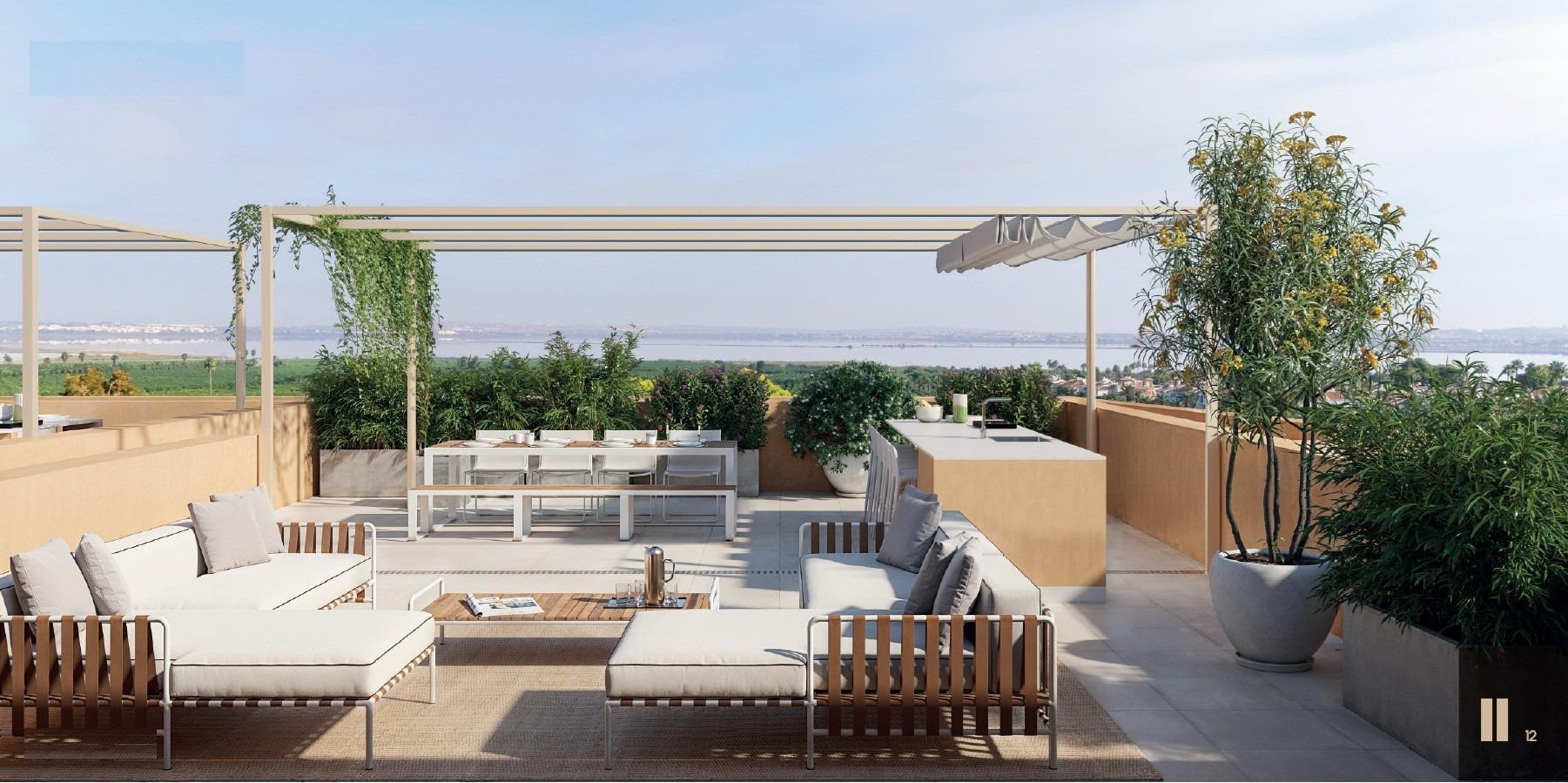 New build residential apartments in los balcones, torrevieja