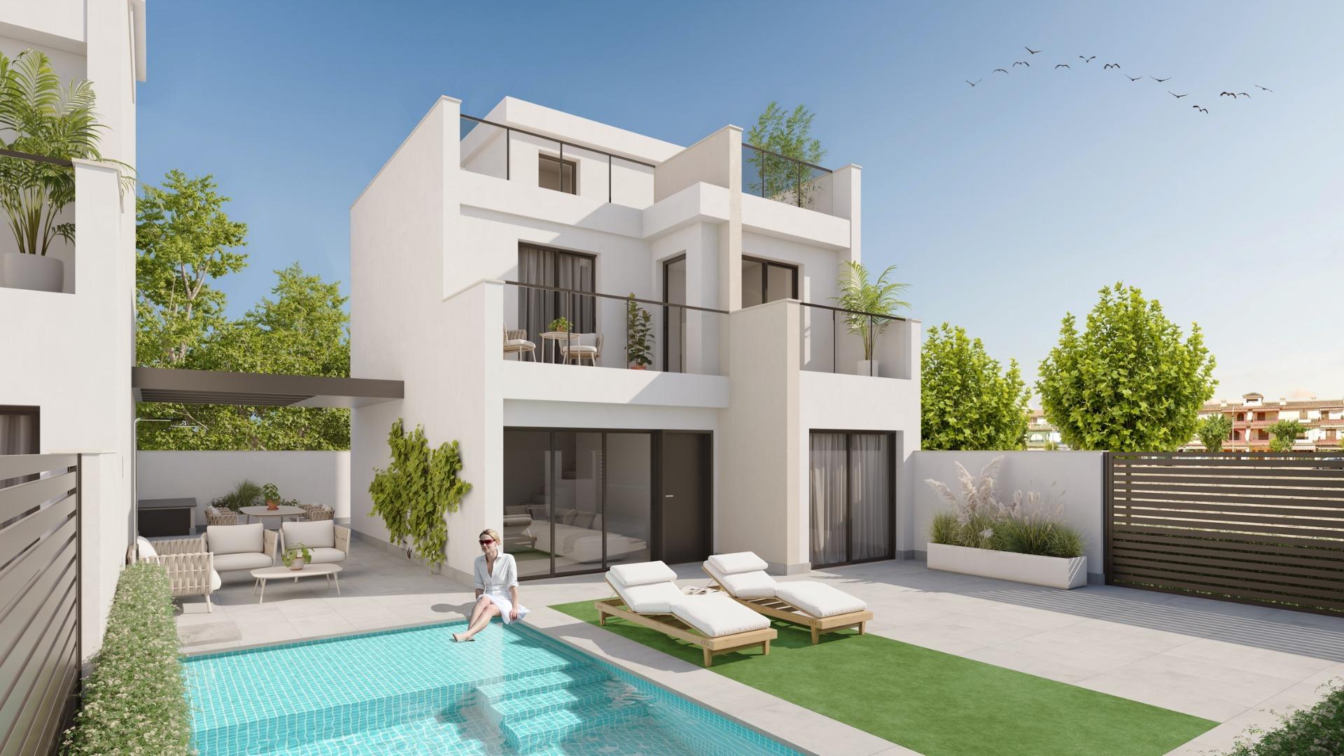 New build villas in los alcazares