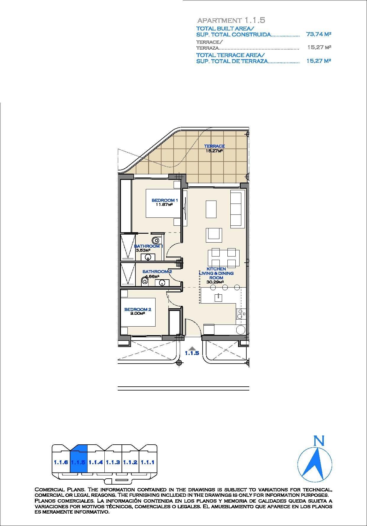 New build apartments and villas frontline golf in los alcazares costa calida