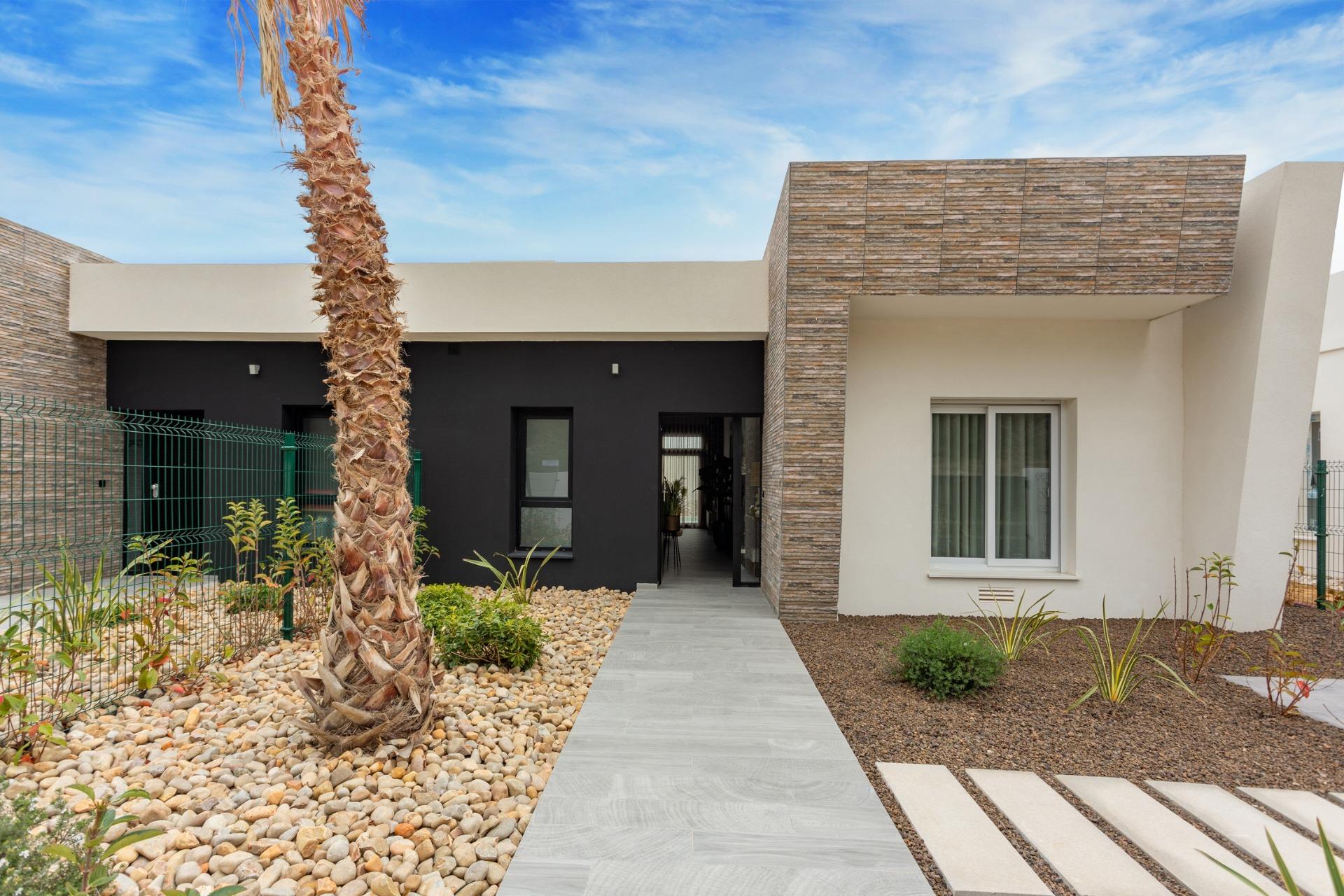 New build semi detached villas with private pool at la finca golf resort algorfa