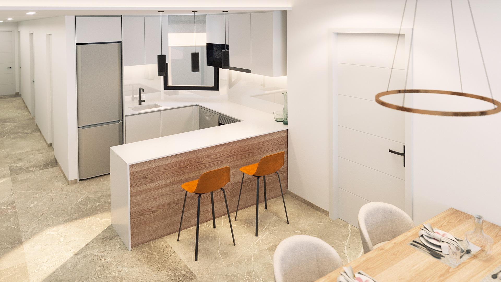 Modern apartments just 250m from playa del cura in torrevieja