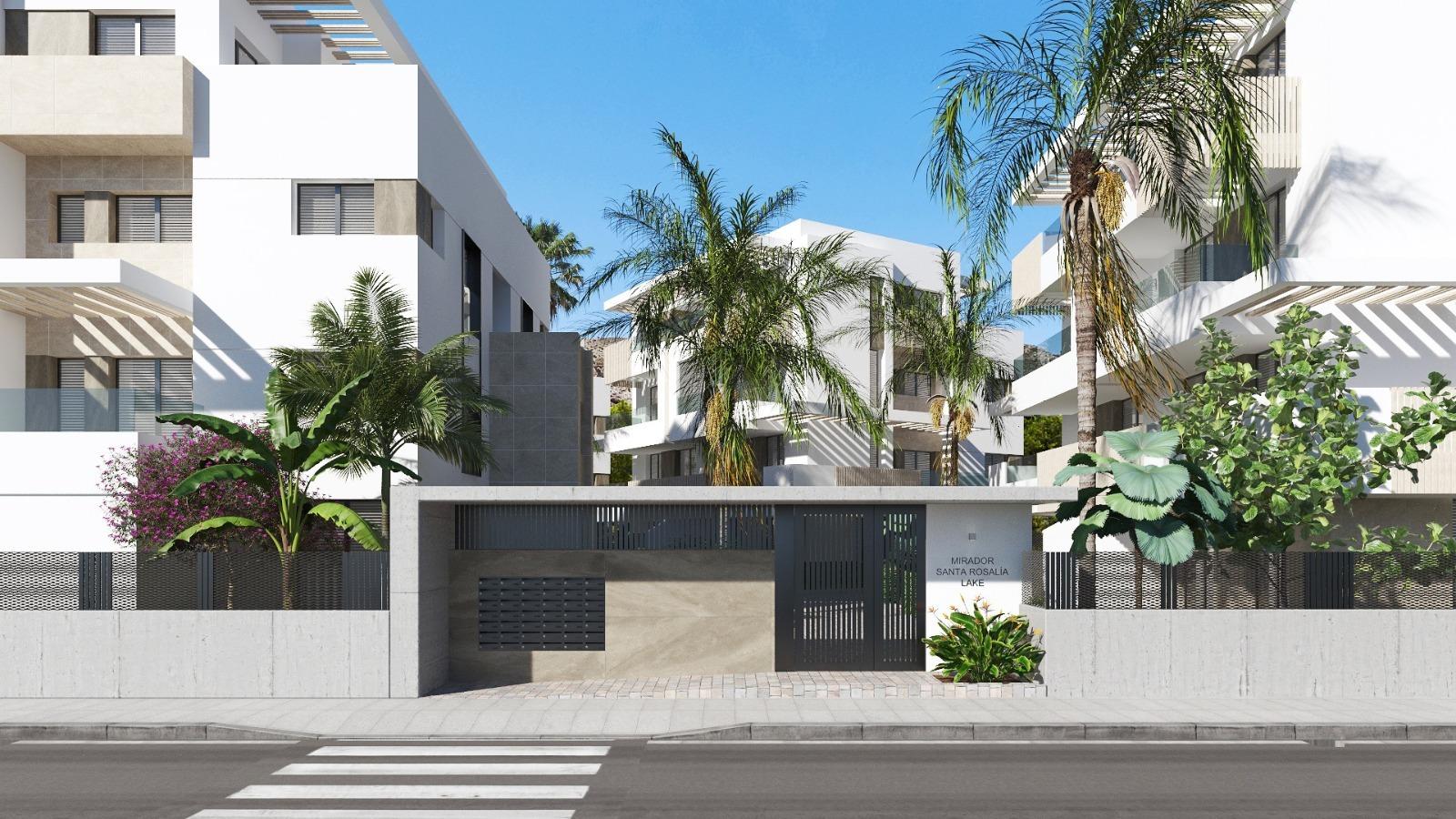New build apartments in private gated resort in province of murcia