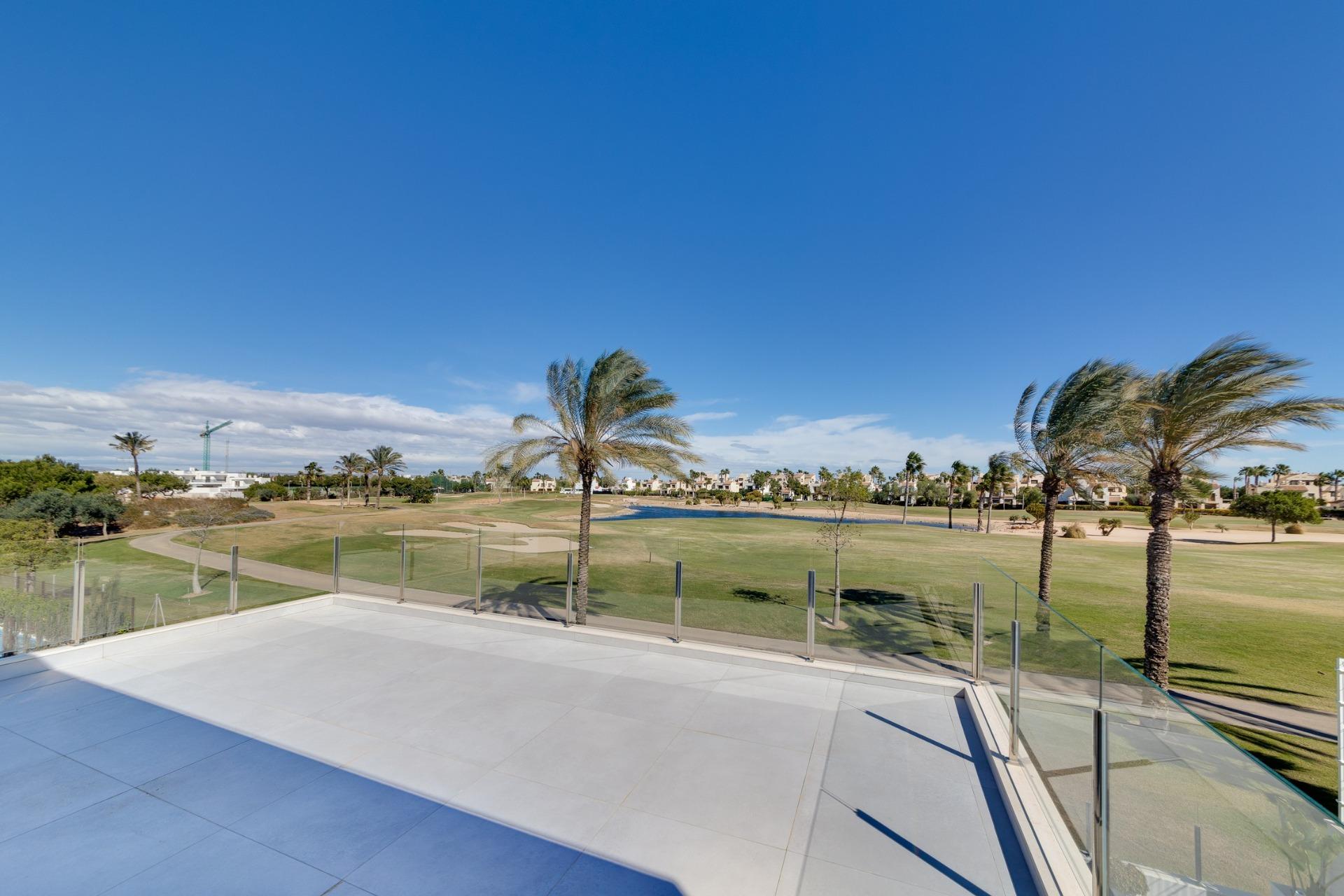 New build villas in pilar de la horadada on the golf course