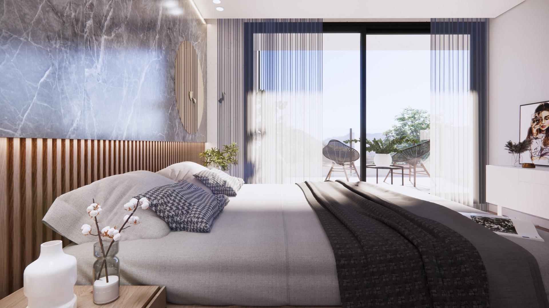 New build villas in private gated resort in province of murcia