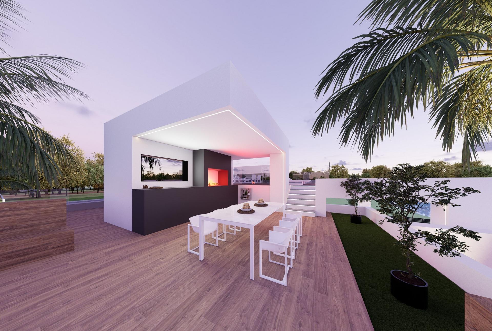 Frontline lake villas in santa rosalía lake resort, murcia