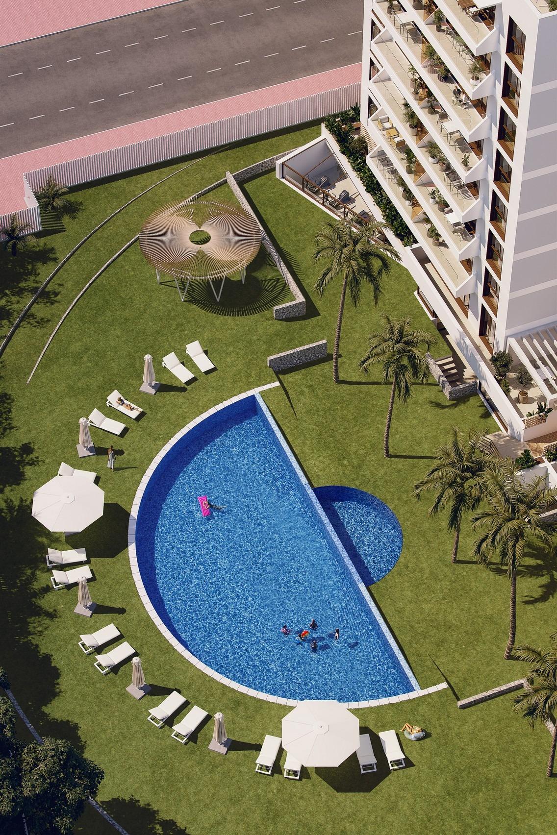 Modern new build apartments near the beach and marina in guardamar del segura