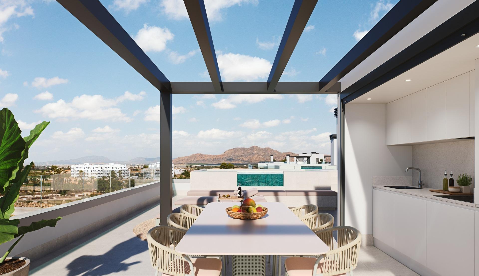 Luxury new build apartments for sale in santa rosalia lake and life resort murcia