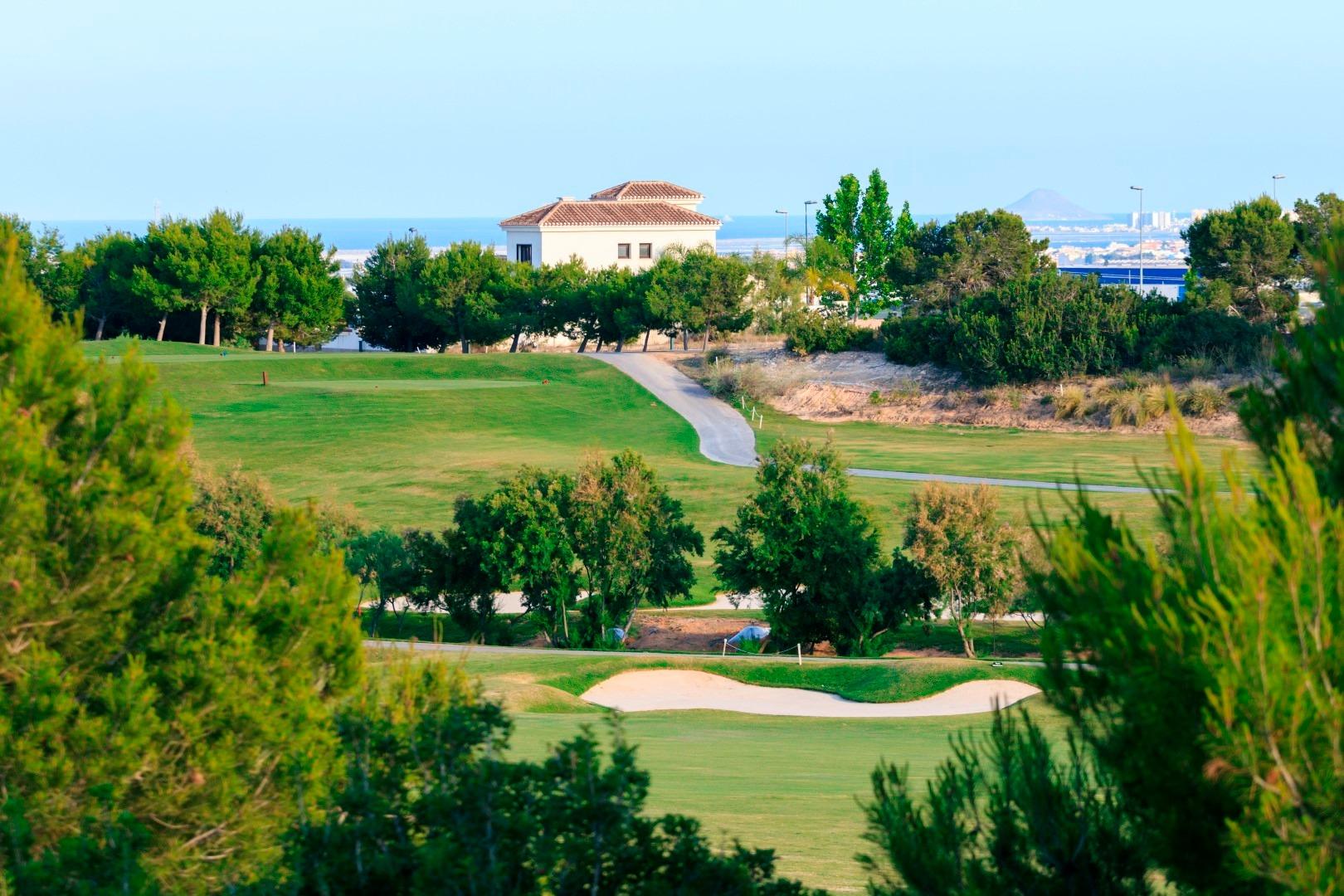 New construction villas on the frontline of lo romero golf