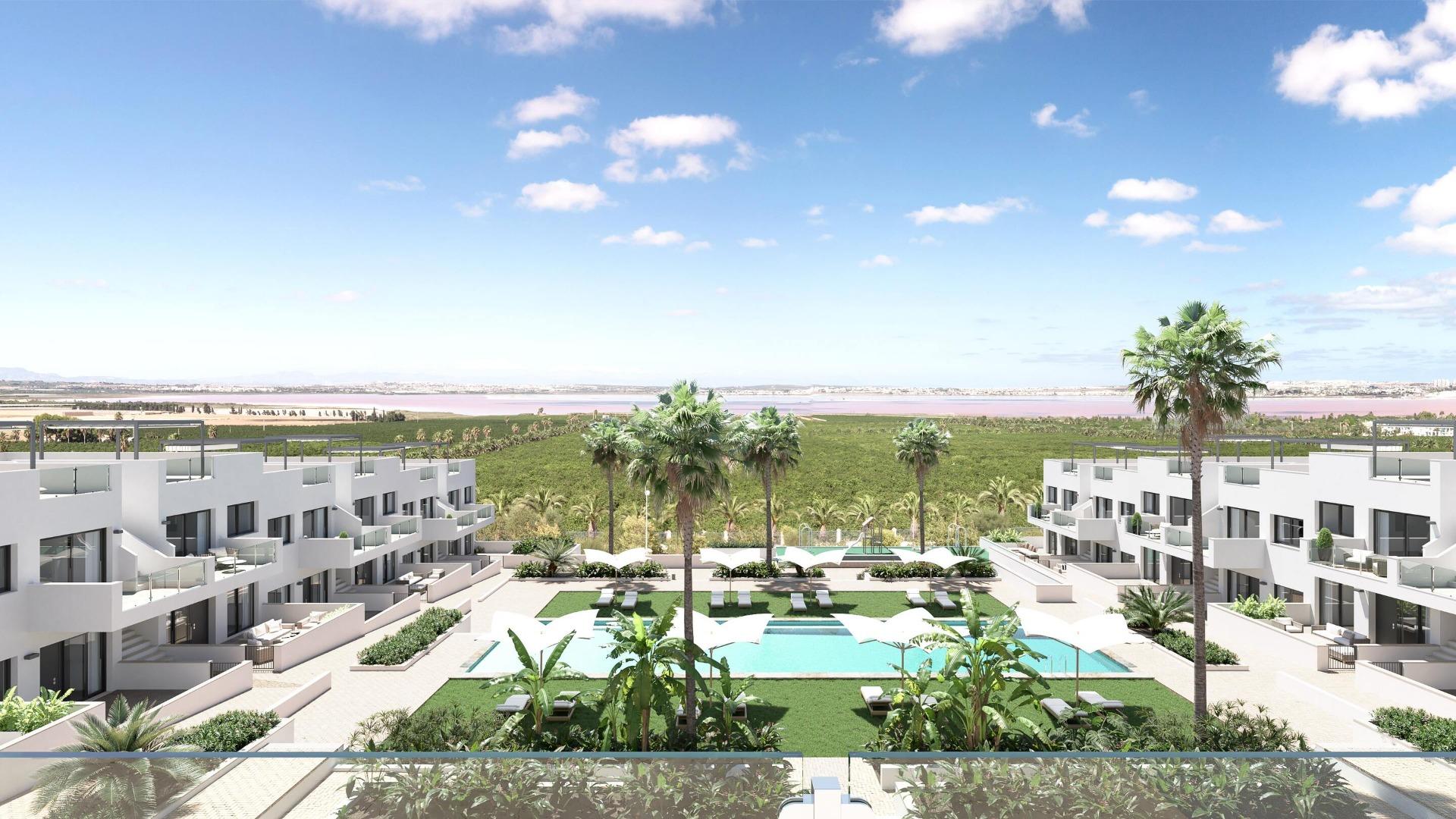 New build residential of bungalow apartments in los balcones