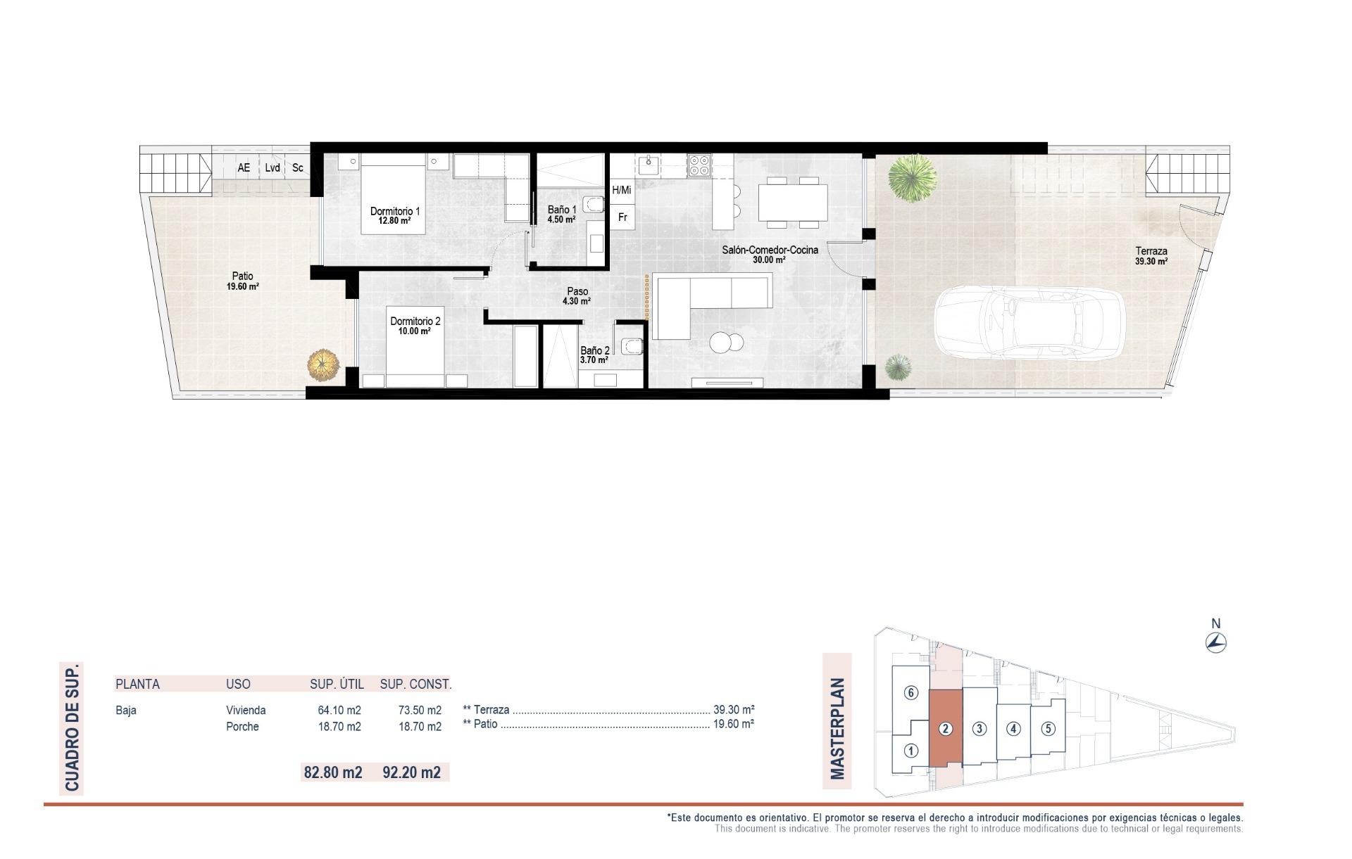Modern apartments with comunal pool near the beach in san pedro del pinatar