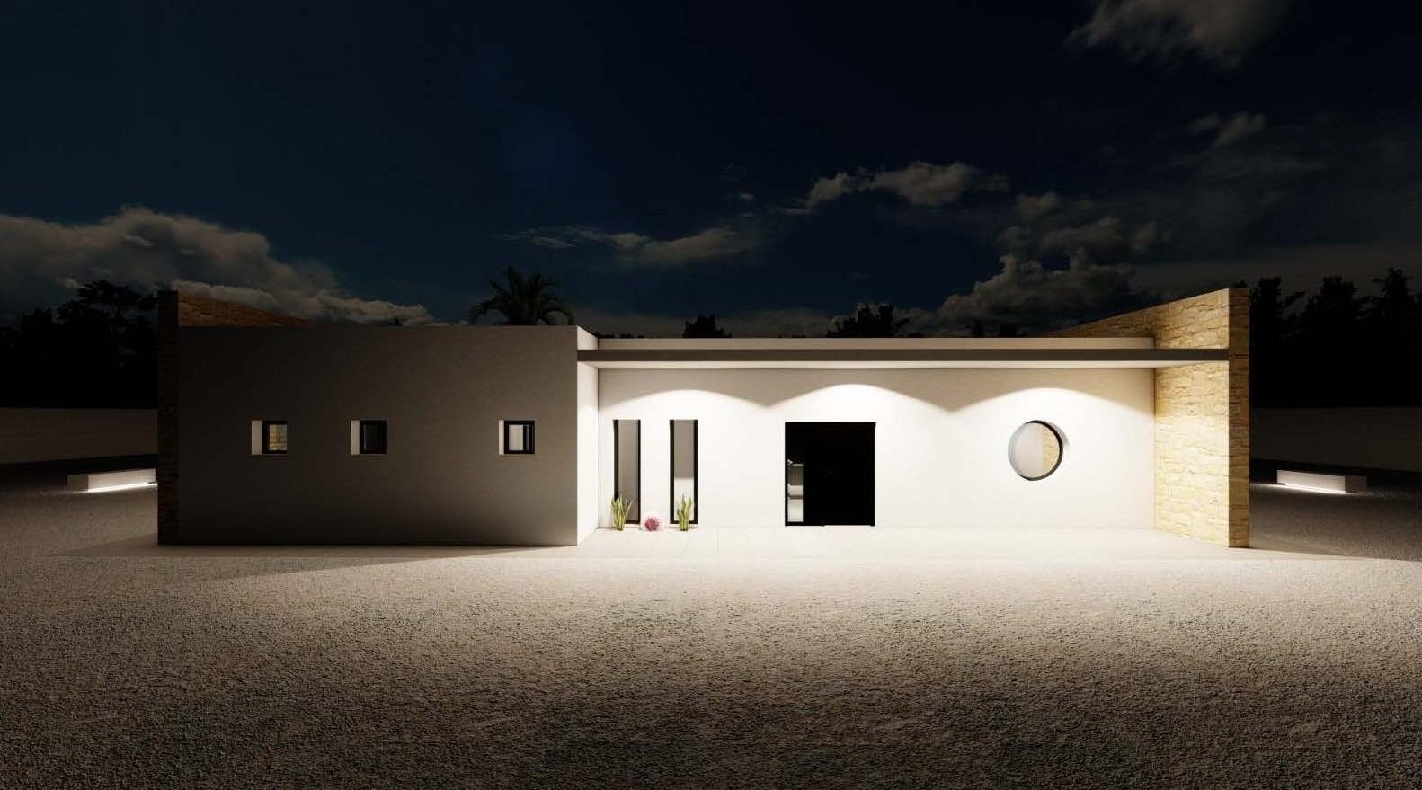 Modern newly built villa on a large rural plot near pinoso
