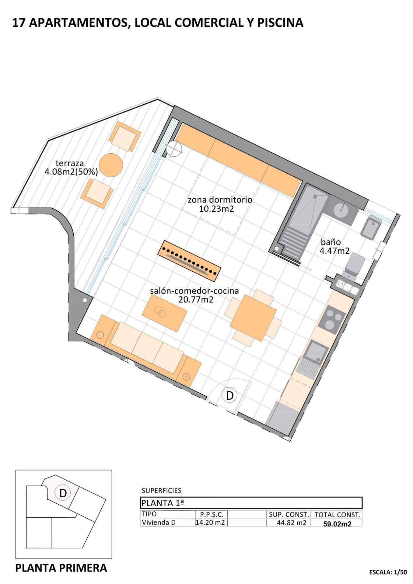 New build tourist apartments near the beach in lo pagan, san pedro del pinatar