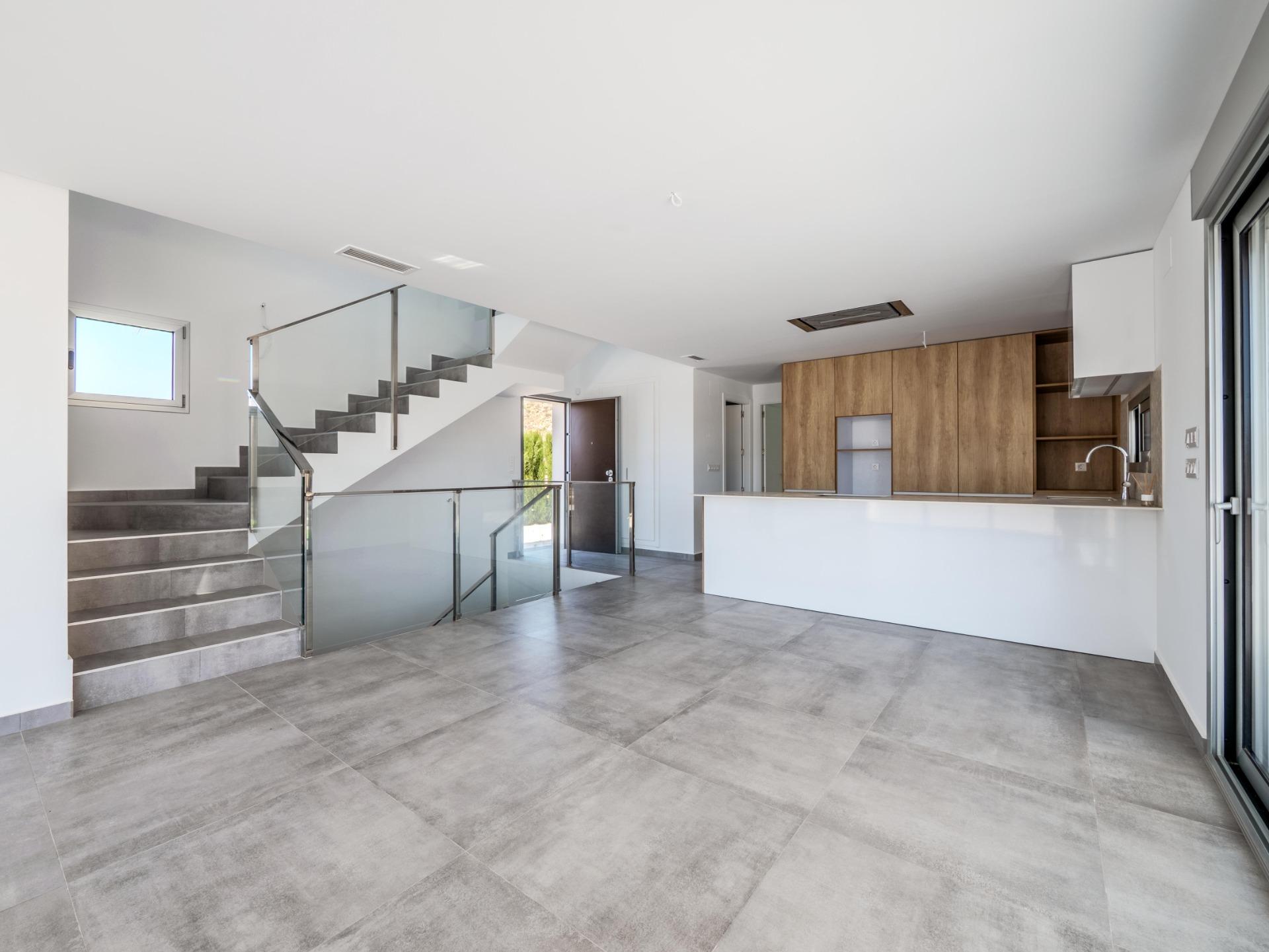 Modern design villa with golf views