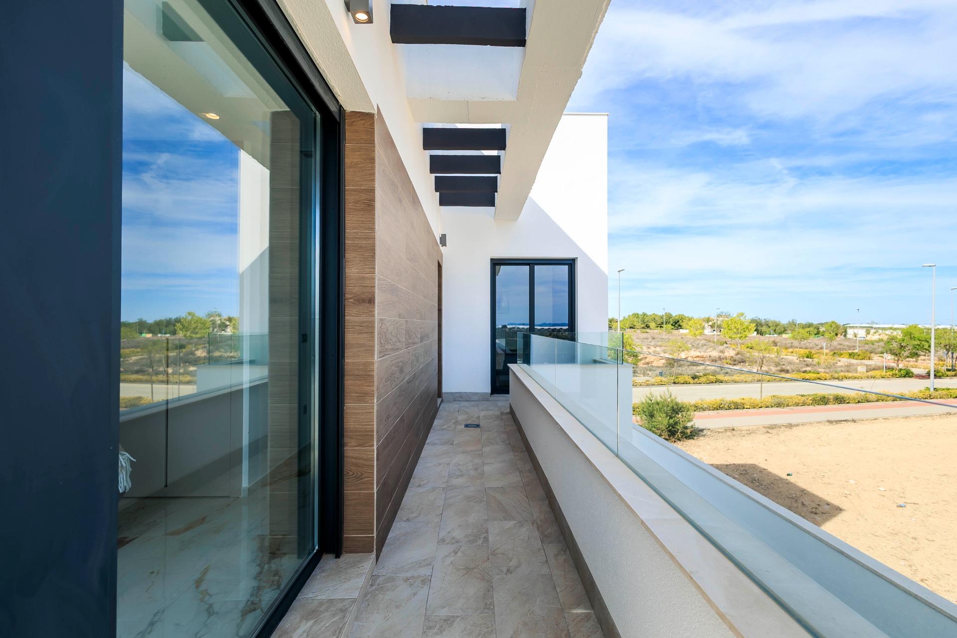 New build villas in pilar de la horadada on the golf course