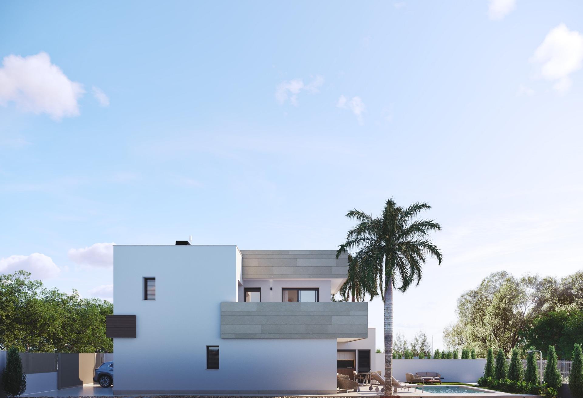 Modern new build villas near the beach in santiago de la ribera