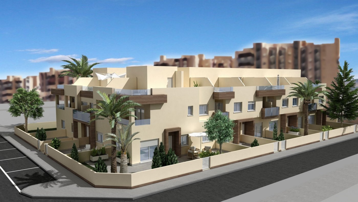 Beautiful townhouses in la manga