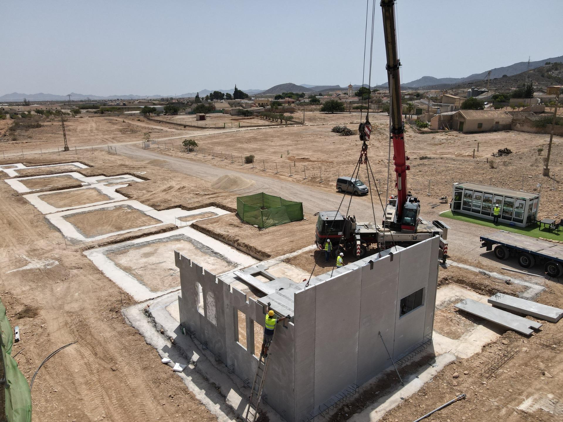 New build bungalows in fuente alamo, murcia