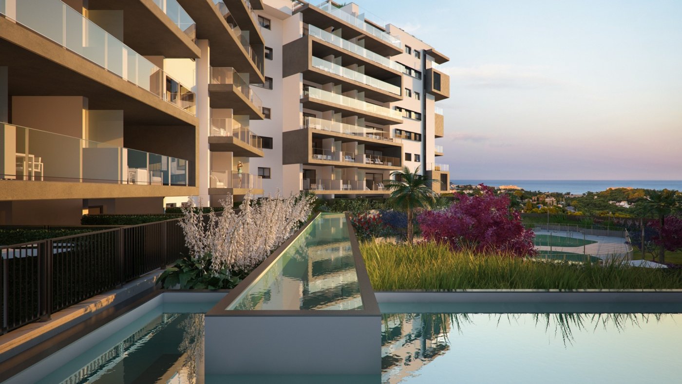 GROUND FLOOR FLAT IN LUXURY RESIDENTIAL COMPLEX NEXT TO THE SEA