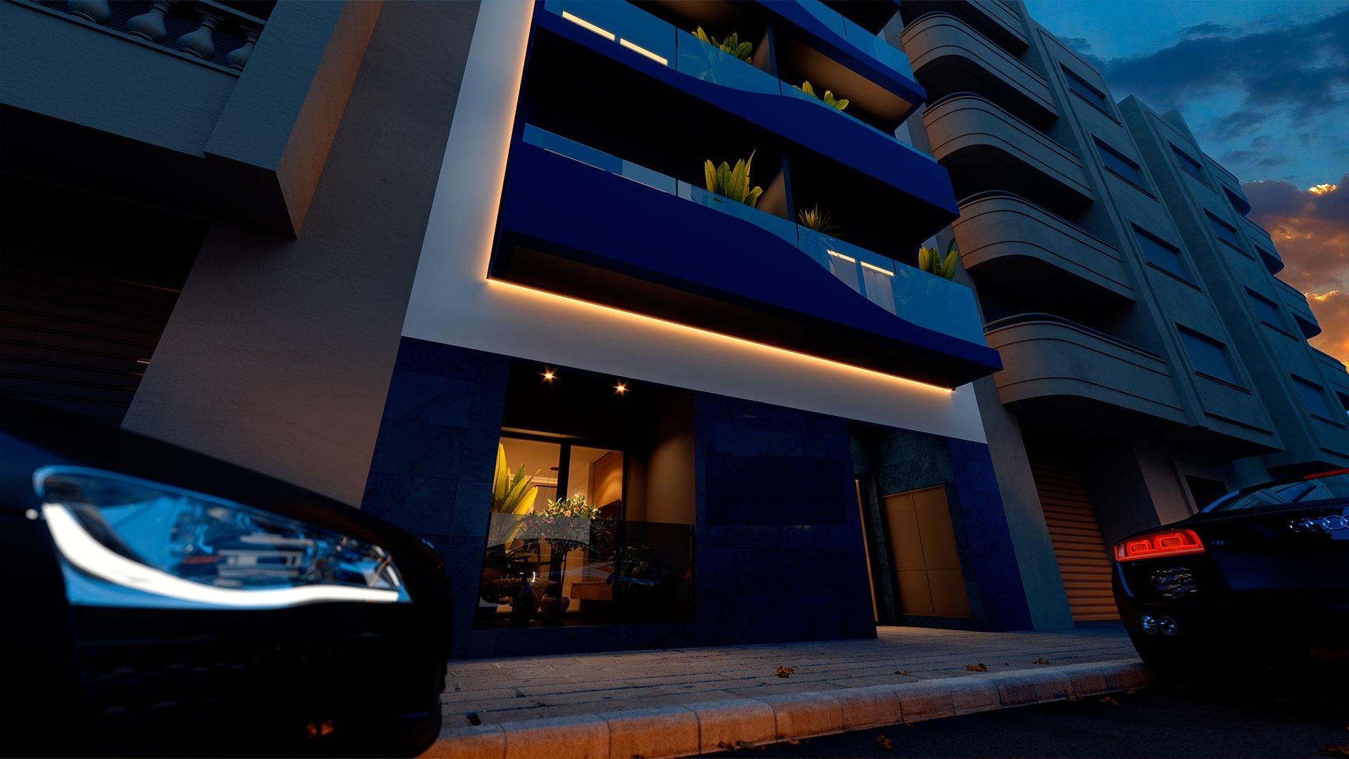 New build apartments 200 metres from the sea in torrevieja