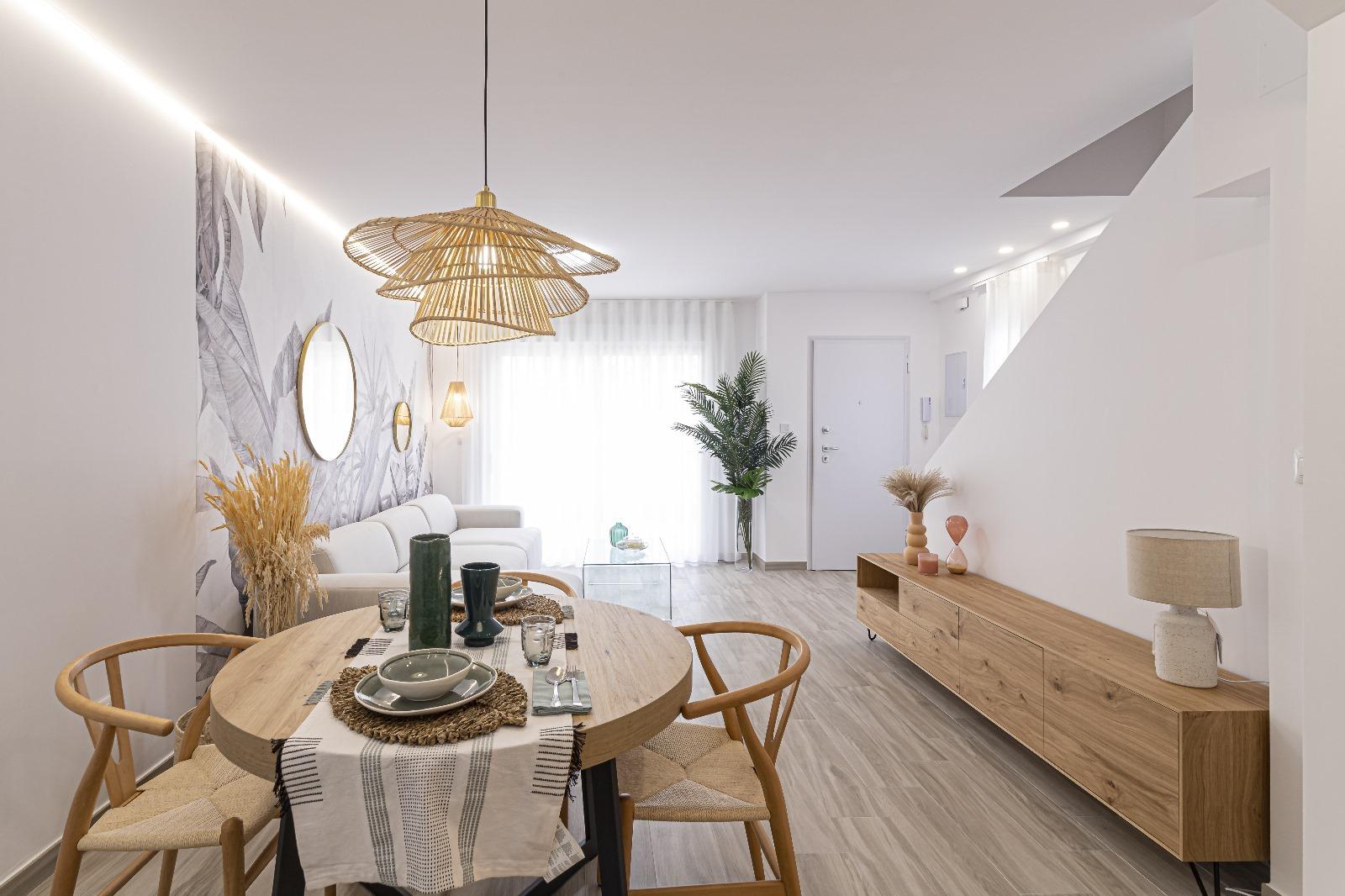 Beautiful townhouses in la manga