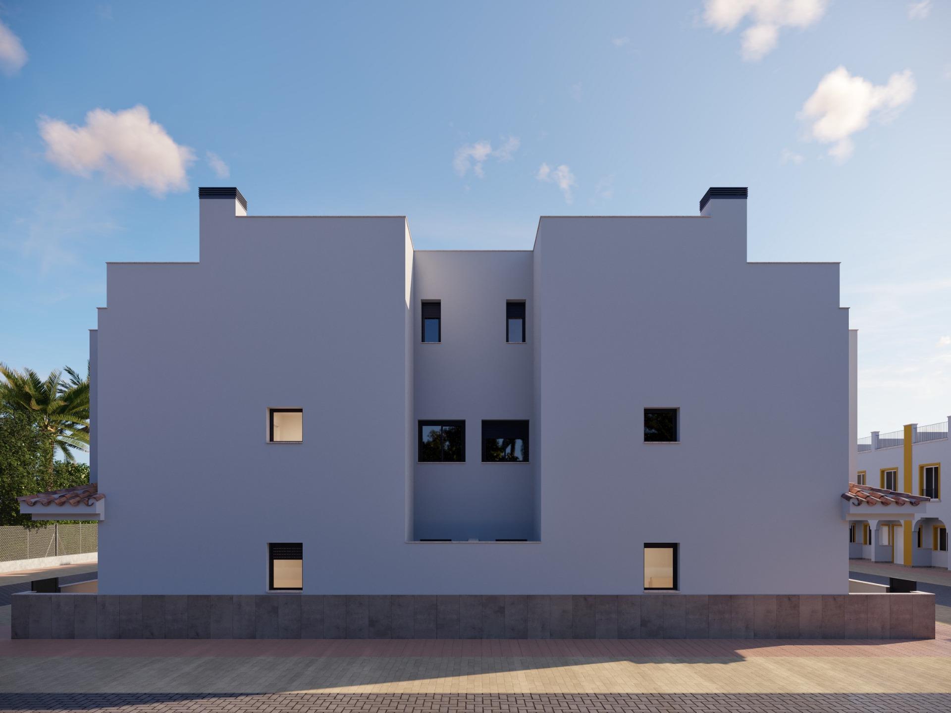Modern townhouses near golf courses in santa rosalia-murcia
